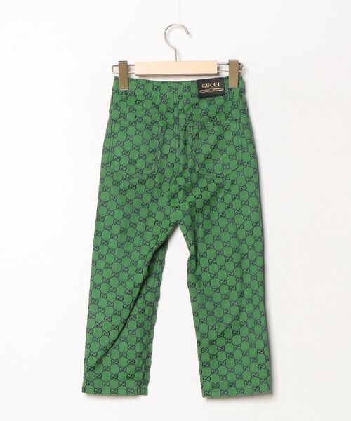「GUCCI」 パンツ 5 グリーン レディース_1