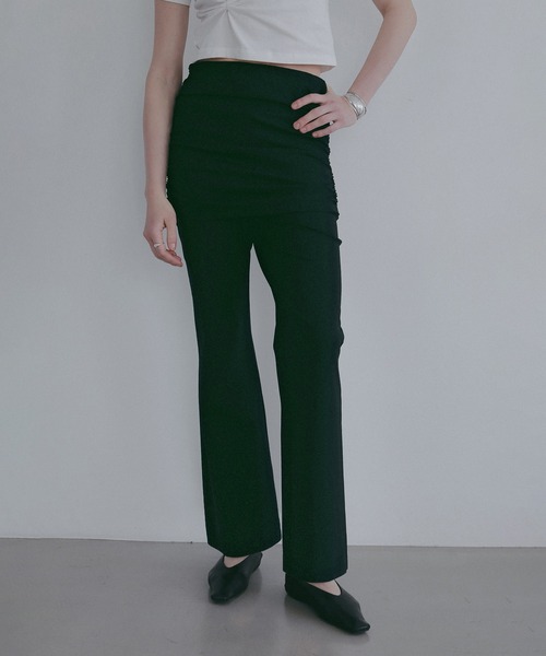 【新品】MANOF SKIRT SET RELAX PANTS MANOF（マノフ） パンツ SKIRT SET RELAX PANTS レディース : ZOZOTOWN