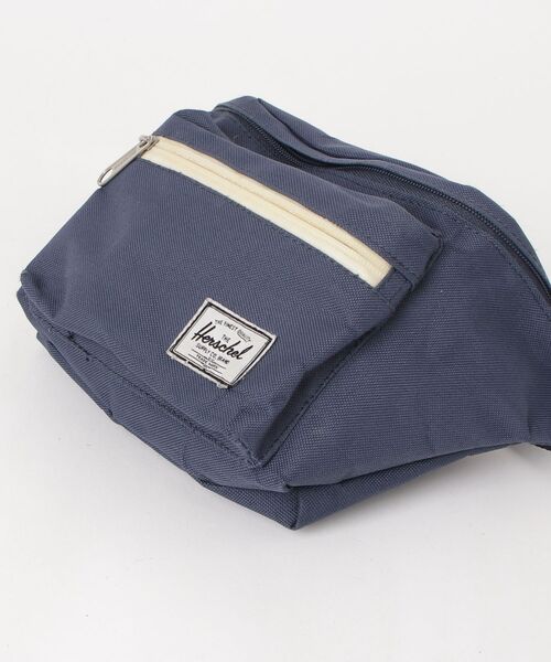 「Herschel Supply」 刺繍ウエストバッグ - ネイビー メンズ_画像3