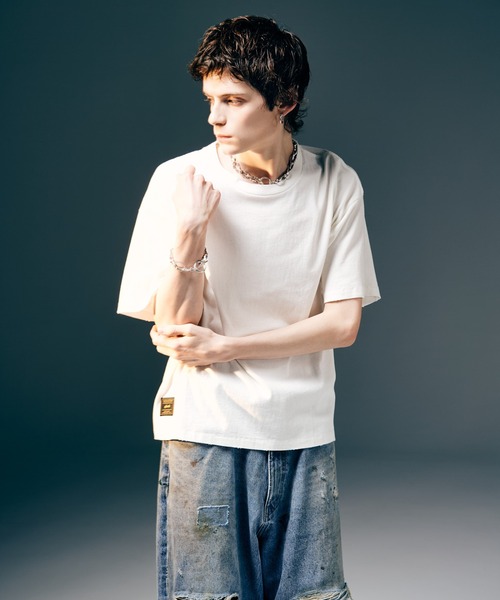 「glamb」 半袖Tシャツ S ホワイト メンズ_画像2