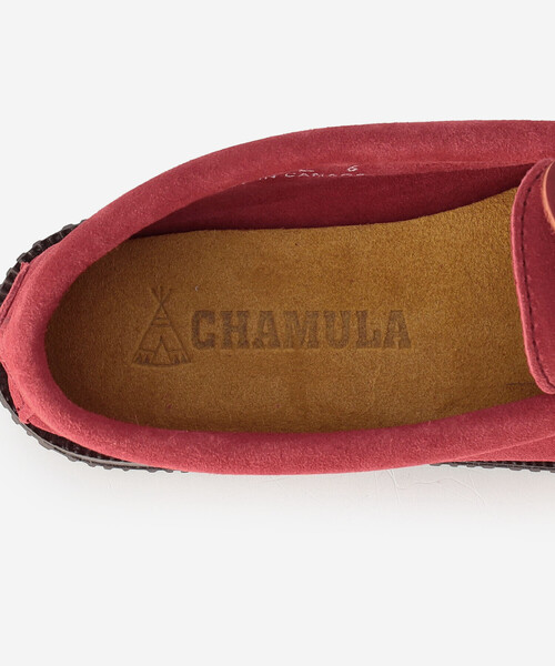 CHAMULA（チャムラ） デッキシューズ モカシン | モカシン RED WOMEN