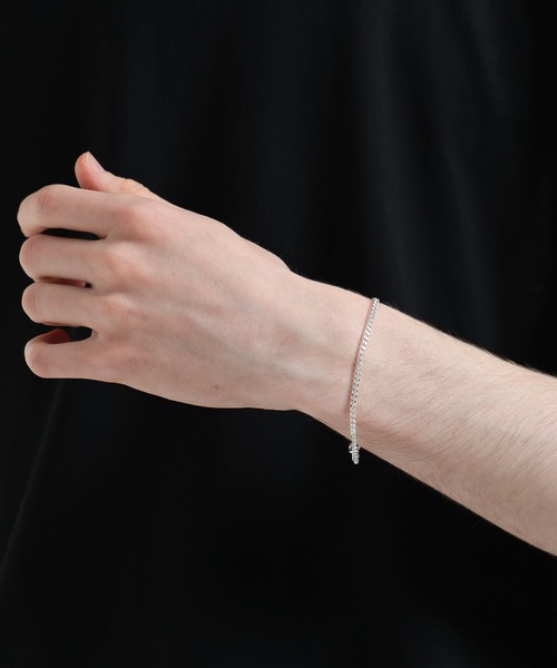 ブレスレット 「MADE IN JAPAN」SILVER925レースブレス(HARE) メンズ レディースの画像