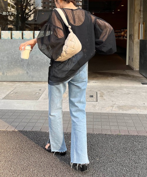 「CAPRICIEUX LE'MAGE」 デニムパンツ 38 ブルー レディース_画像9