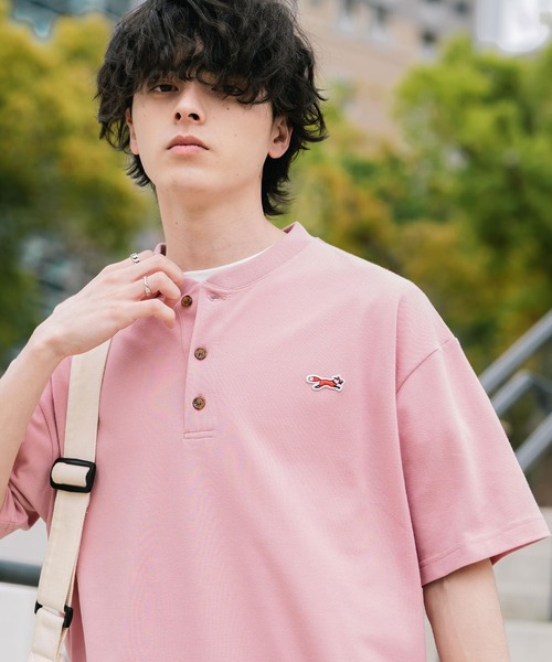 PENNEYS（ペニーズ） ヘンリーネック tシャツ 別注コラボFOXワッペン
