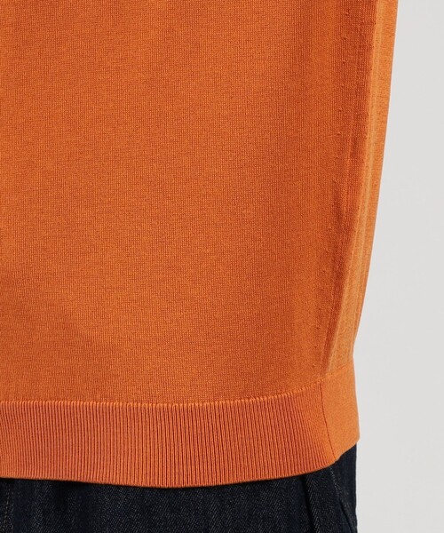 セーター ニット TOMORROWLAND tricot シルクコットン ニットポロシャツ SESIA メンズの画像