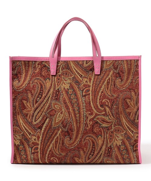 トートバッグ A VACATION TANK ORANGE PAISLEY トートバッグ レディース