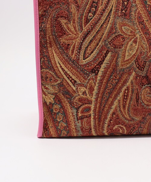 トートバッグ A VACATION TANK ORANGE PAISLEY トートバッグ レディースの画像