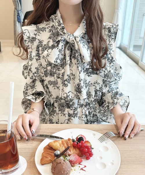 「apres jour」 長袖ワンピース X-LARGE ブラック レディース_画像9