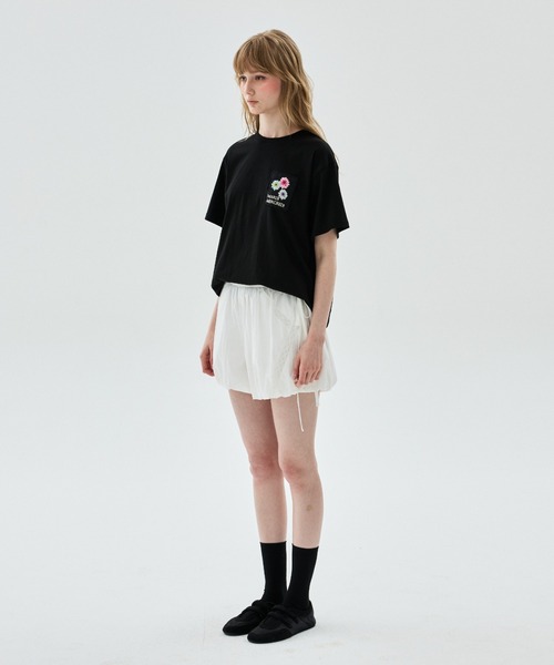 Mardi Mercredi（マルディメクルディ） tシャツ 半袖 TSHIRT FLOWER