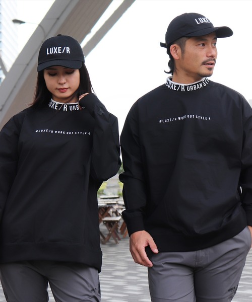 「LUXE/R GOLF」 長袖Tシャツ MEDIUM グレー メンズ_画像7