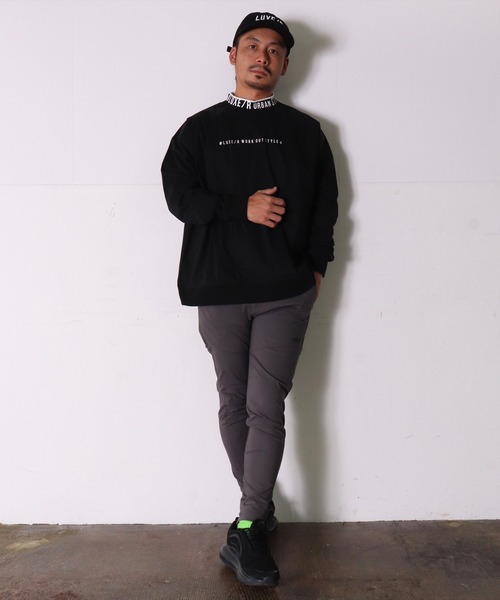 「LUXE/R GOLF」 長袖Tシャツ MEDIUM グレー メンズ_画像9
