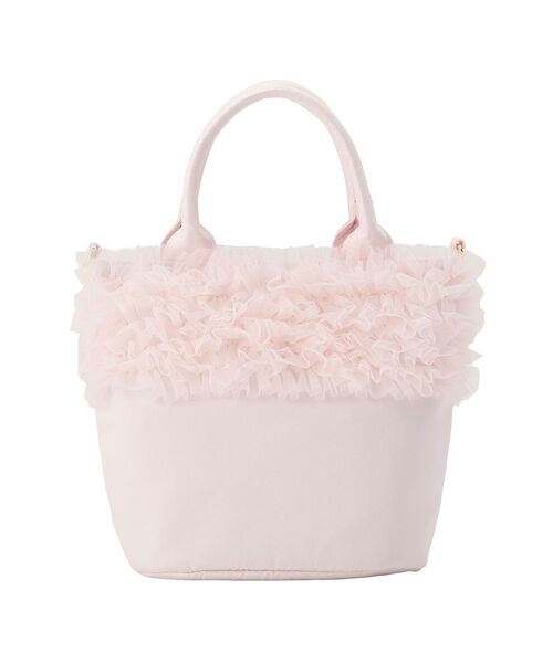 Maison de FLEUR（メゾンドフルール） トートバッグ チュールフリル
