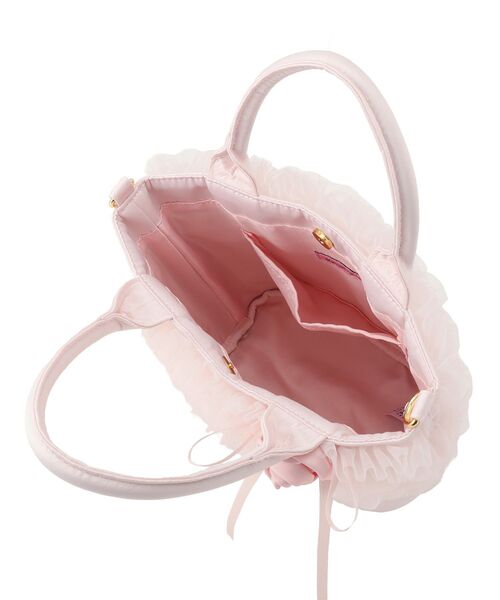 Maison de FLEUR（メゾンドフルール） トートバッグ チュールフリル
