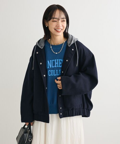 「Green Parks」 ジャケット FREE オフホワイト レディース_画像5