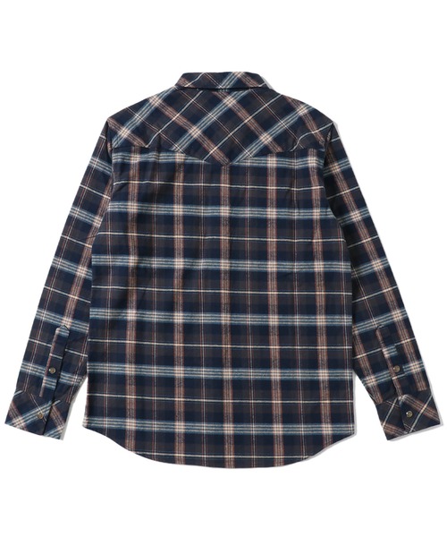 「KRIFF MAYER」 長袖シャツ LARGE ネイビー メンズ_画像3