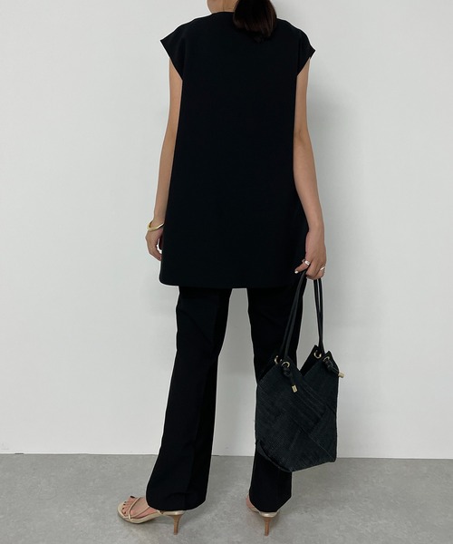 「LOUNGEDRESS」 セットアップ MEDIUM ブラック レディース_画像4