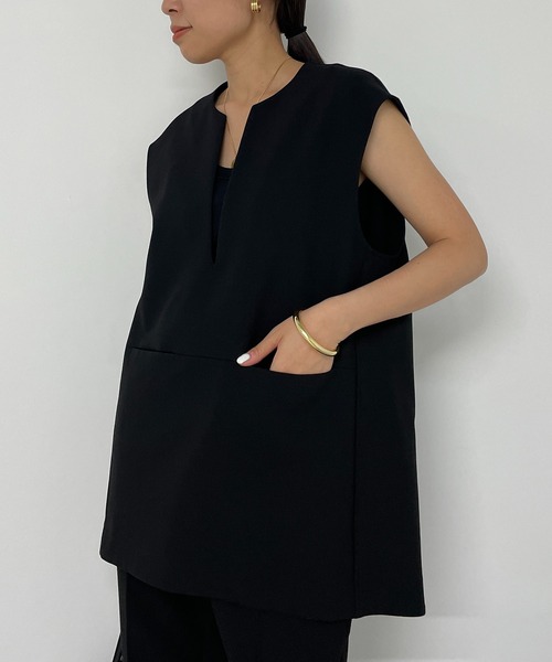 「LOUNGEDRESS」 セットアップ MEDIUM ブラック レディース_画像7