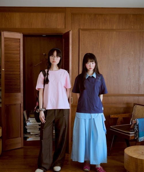 「common gull products.」 半袖Tシャツ LARGE ホワイト レディース_画像3