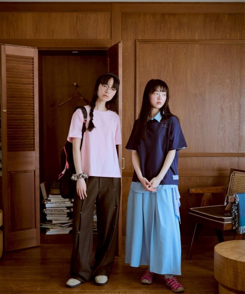 「common gull products.」 半袖Tシャツ LARGE ホワイト レディース_画像4