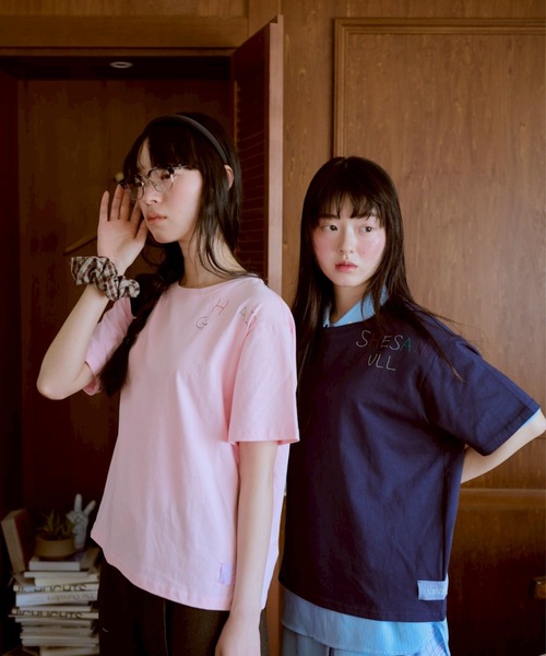 「common gull products.」 半袖Tシャツ LARGE ホワイト レディース_画像7