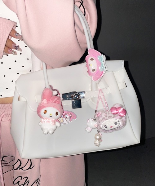 jelly bagミニ　ピンク 透明バッグ　ゼリーバッグ　即購入◎ me+em select（ミームセレクト） ハンドバッグ ジェリーバッグ S