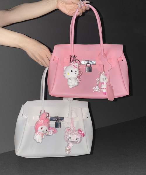 jelly bagミニ　ピンク 透明バッグ　ゼリーバッグ　即購入◎ me+em select（ミームセレクト） ハンドバッグ ジェリーバッグ S
