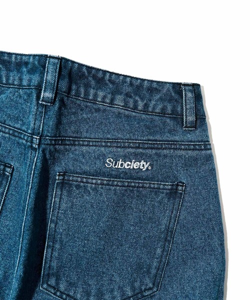 「Subciety」 デニムパンツ SMALL ブラック レディース_画像6