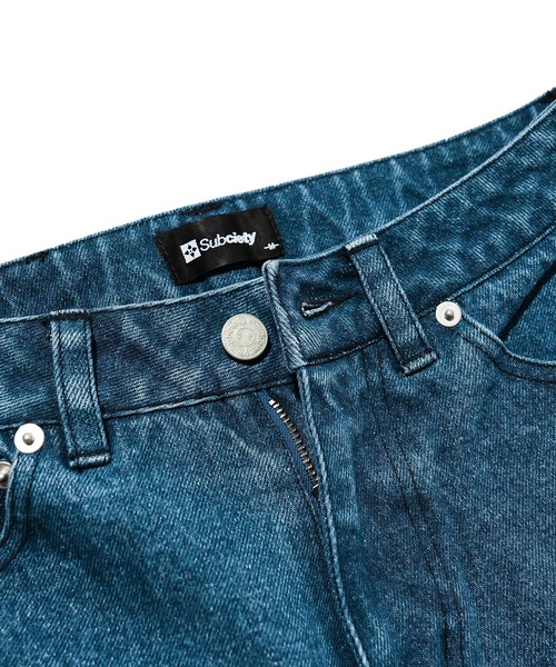 「Subciety」 デニムパンツ SMALL ブラック レディース_画像7