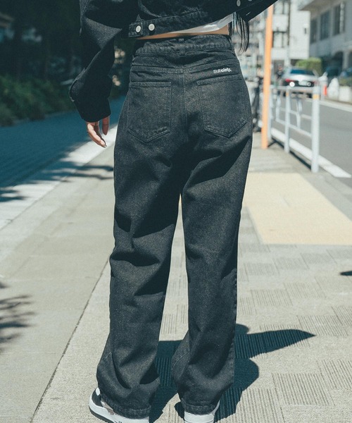 「Subciety」 デニムパンツ SMALL ブラック レディース_画像8