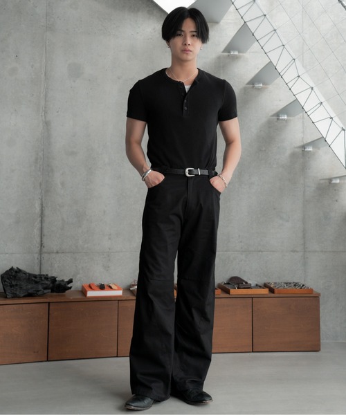 SINSS パンツ Engineer semi flare darts pants / エンジニア