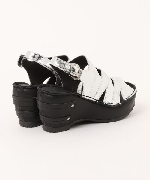 Hina Day Green（ヒナデイグリーン） 厚底 サンダル 日本製 本革 厚底