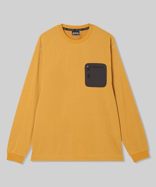 KAPITAL キャピタル リブポケット ロングスリーブ カットソー ロンT M Columbia（コロンビア） tシャツ COLUMBIA BLACK LABEL/ シェブロン