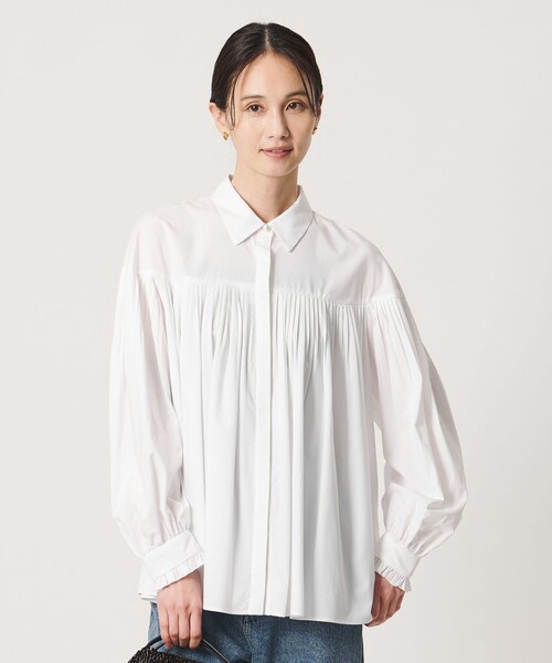 UNITED ARROWS（ユナイテッドアローズ） ブラウス シャツ パールライク