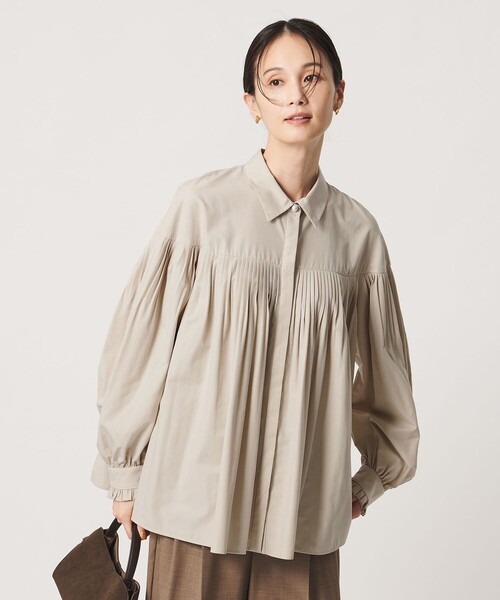 UNITED ARROWS（ユナイテッドアローズ） ブラウス シャツ パールライク