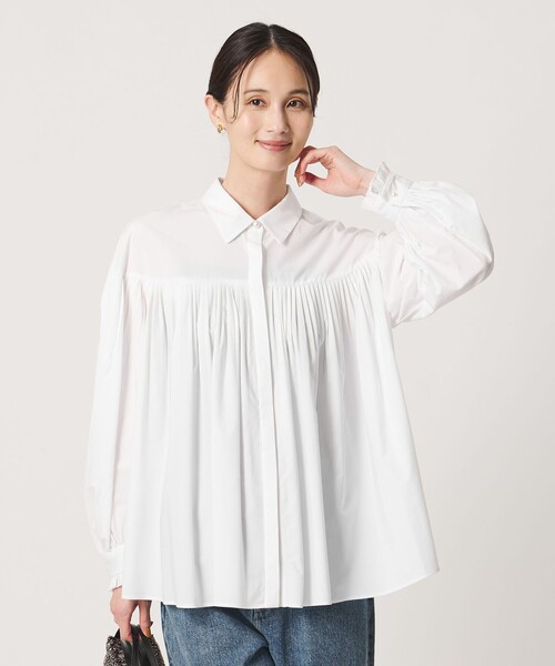 UNITED ARROWS（ユナイテッドアローズ） ブラウス シャツ パールライク