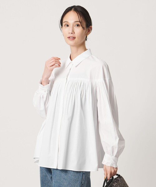 UNITED ARROWS（ユナイテッドアローズ） ブラウス シャツ パールライク