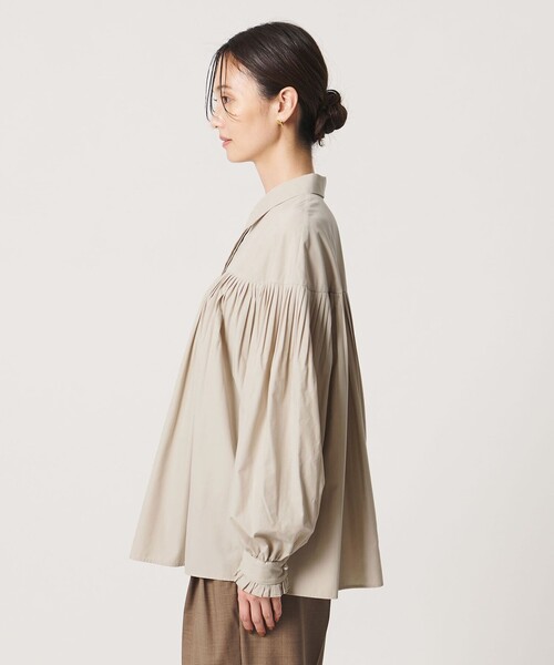 【美品✨】UNITED ARROWS フレアブラウス UNITED ARROWS（ユナイテッドアローズ） ブラウス シャツ パールライク