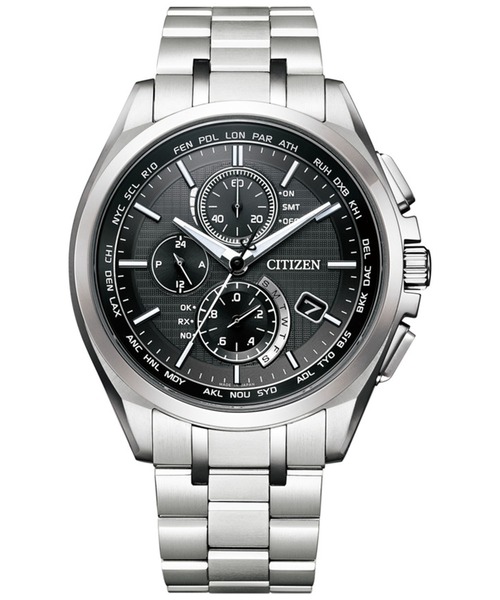 ATTESA（CITIZEN） 腕時計 メンズ ATTESA アテッサ ワールドタイム電波