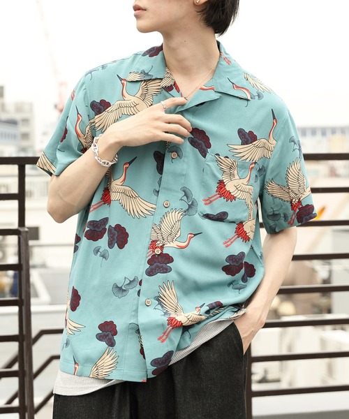 8 シャツ 半袖 総柄アロハシャツ メンズ レディース : ZOZOTOWN Yahoo