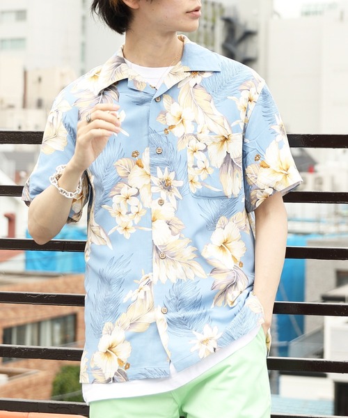 8 シャツ 半袖 総柄アロハシャツ メンズ レディース : ZOZOTOWN Yahoo