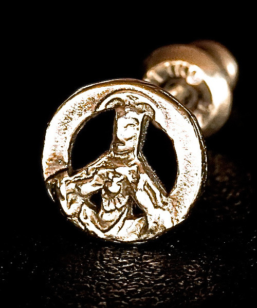 e.m. シルバーピアス　Peace amp japan ピアス Peace Pierce-SILVER- ピース シルバー メンズ