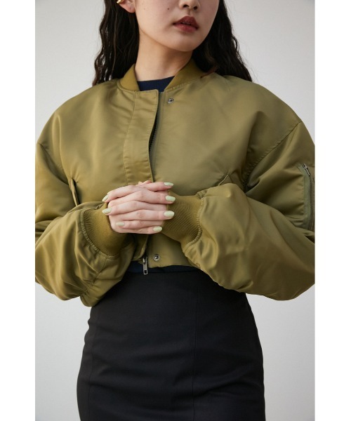 新品タグ付き】AZUL BY MOUSSY MA-1 ファー カーキ S - メルカリ