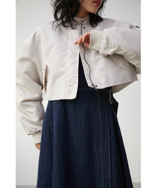 AZUL BY MOUSSY ma1 ma-1 BACK TUCK VOLUME SHORT MA-1/バック