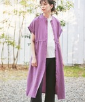 マタニティ リネンライクドロストワンピース (...の詳細画像4