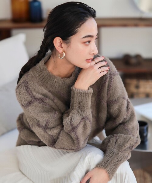 BEAMS HEART（ビームス ハート） ニット セーター シャギー ブークレ