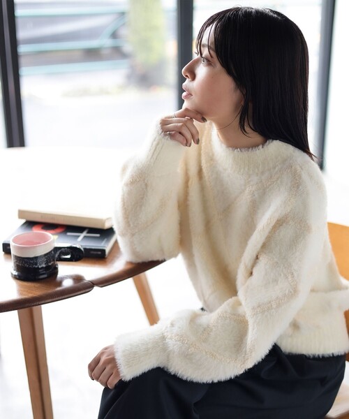 BEAMS HEART（ビームス ハート） ニット セーター シャギー ブークレ