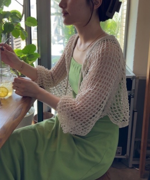 ニット セーター RACCOON SHORT GOWN CARDIGAN レディース ニット RACCOON SHORT GOWN CARDIGAN レディース