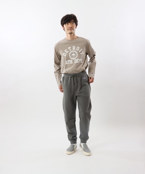 チャンピオン スウェットジャージパンツ ミックスグレー Oサイズ HANES/ヘインズ】チャンピオン 長ズボン スエット ジャージ