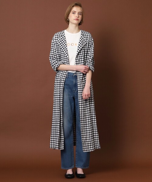 DRESSTERIOR ノーカラーコート DRESSTERIOR 「DRESSTERIOR」 ノーカラーコート 38 ブラック