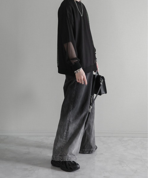 CLANE MESH PULLOVER SHIRT メッシュプルオーバーシャツ KUUUPY tシャツ Long Sleeve Mesh Pullover- ロングスリーブ